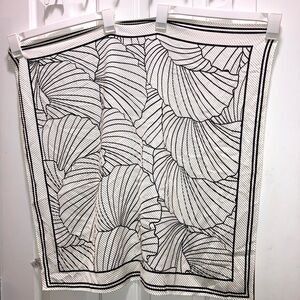 A New Day Womens Scarf black white polyester nwot